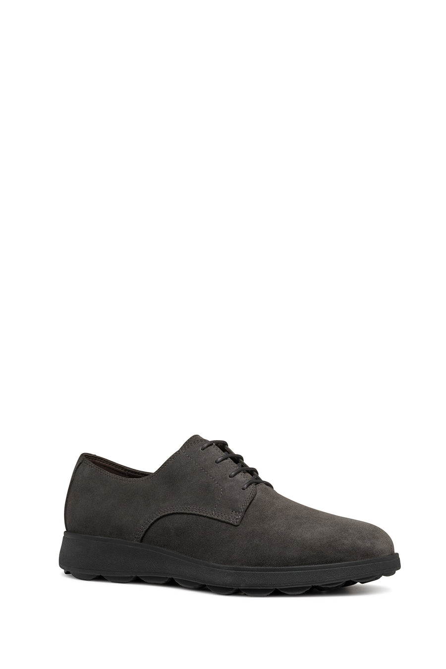Geox Men's Mink Spherica Ec10 Lace-Up Suede Leather Casual Shoes