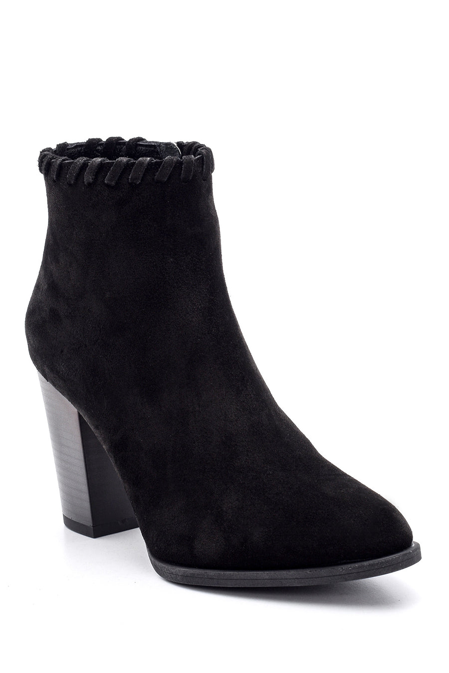 Women's Suede Heeled Boots
