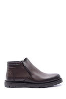 Men's Zipper Detailed Leather Boots | Derimod