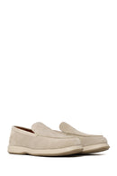 Male Beige Suede Loafer | Derimod