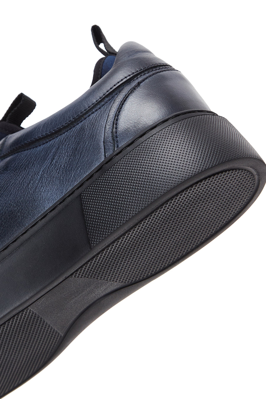 Men's Navy Blue Leather Sneaker