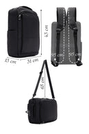 D-Pack Unisex Black Technological Fabric Backpack | Derimod