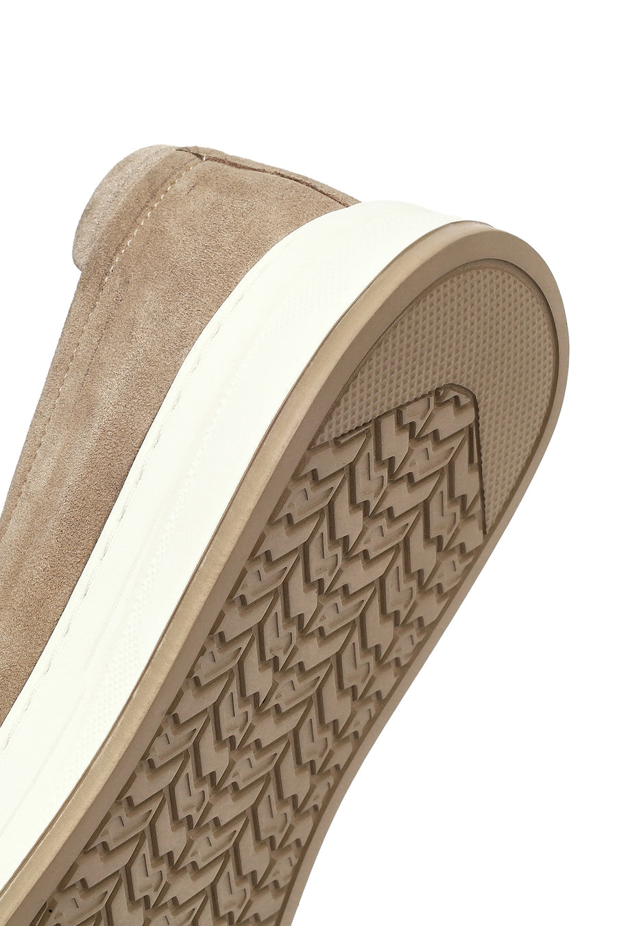 Erkek Bej Süet Deri Casual Loafer