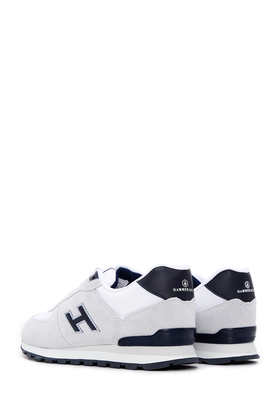 Hammer Jack Men's White Peru Suede Leather Sneaker