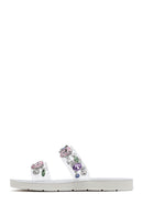 Women's Multicolored Stone Slippers | Derimod