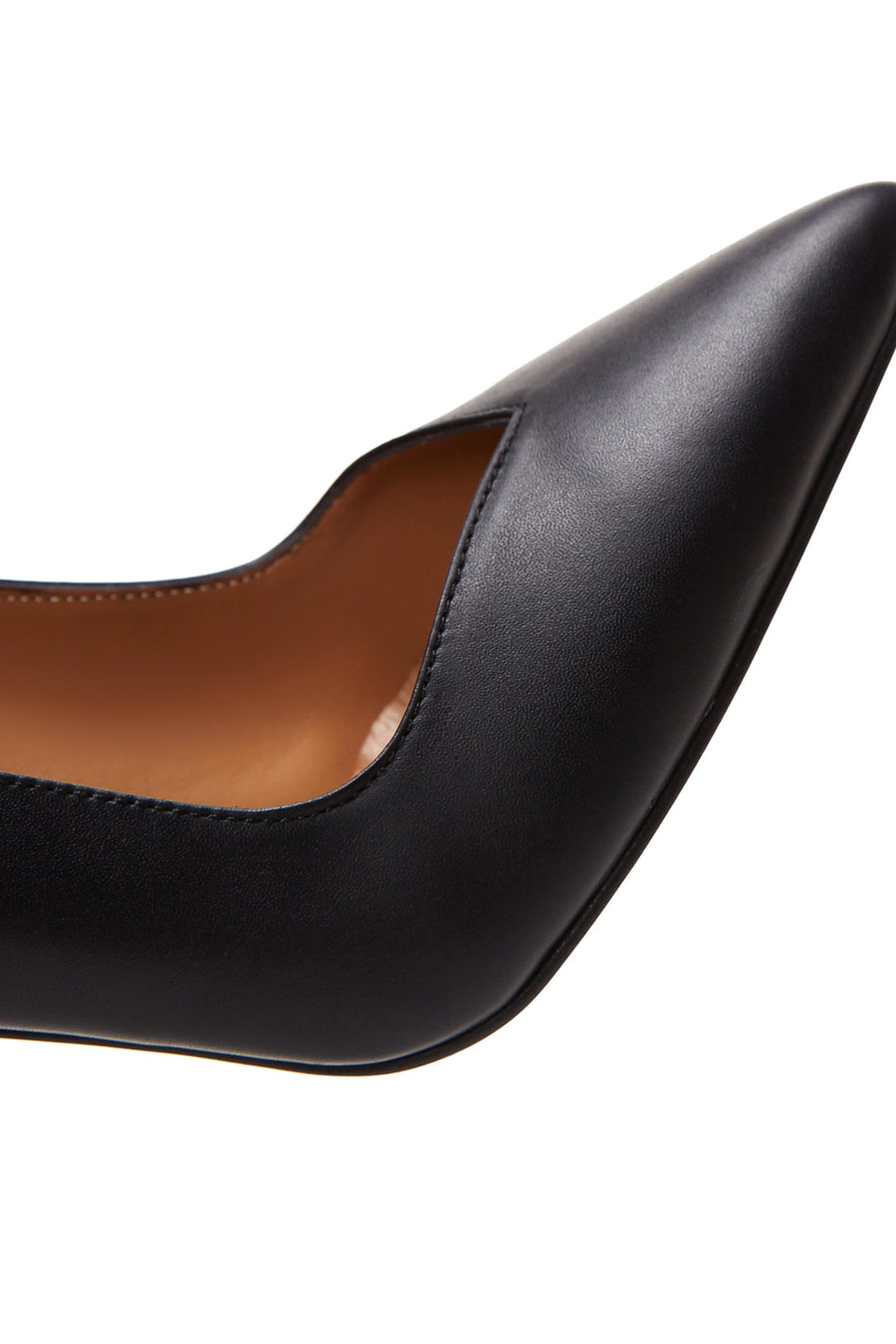Kadın Siyah Deri Stiletto