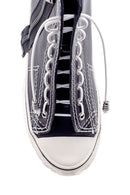 Women's Leather Zipper Detailed Lace Up Boots | Derimod