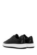 Men's Black Lace-up Leather Sneaker | Derimod