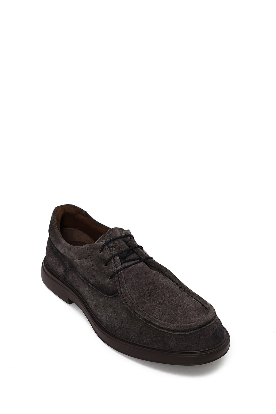 Male Anthracite Lace-up Suede Casual Shoes