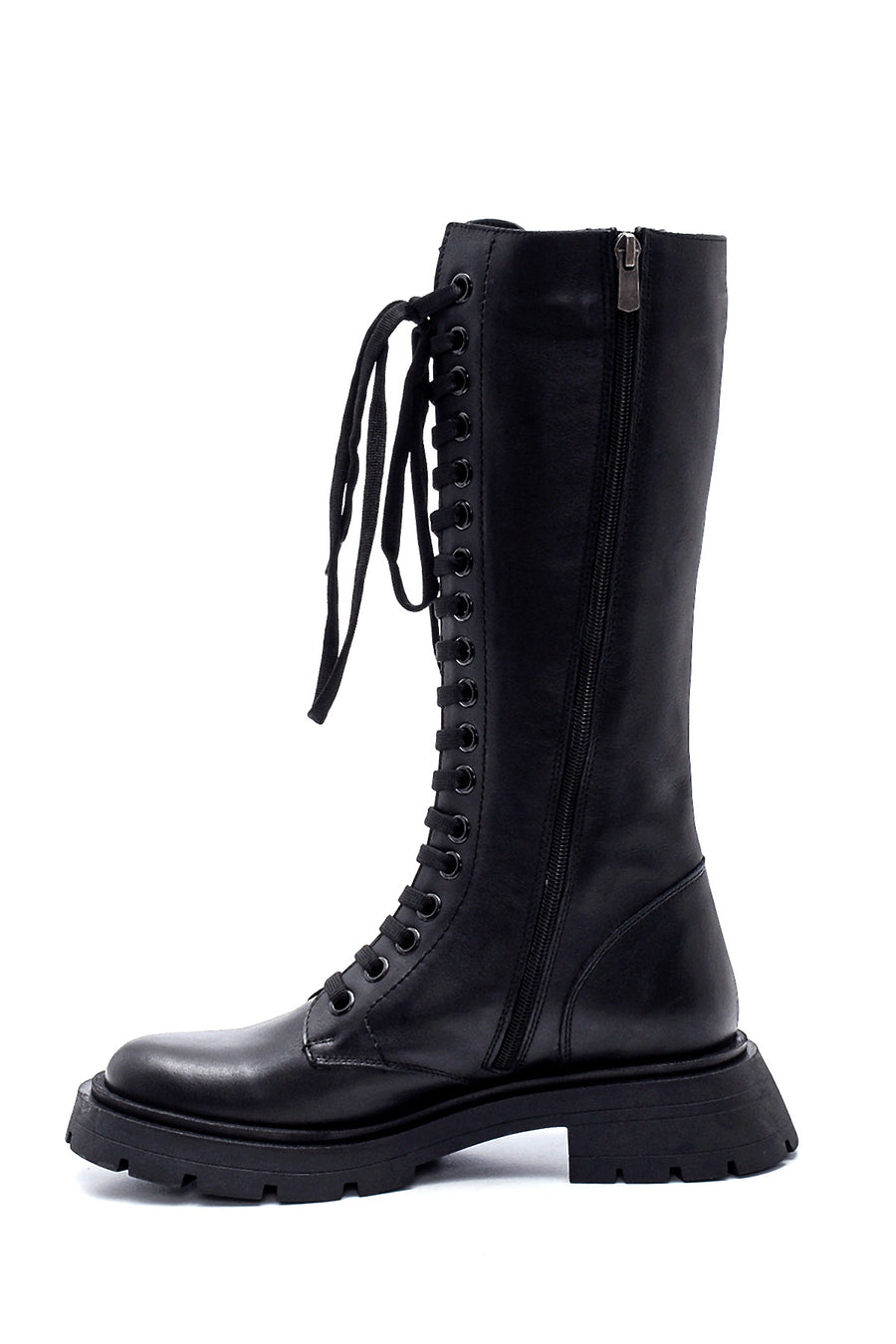 Women's Leather Lace Up Boots