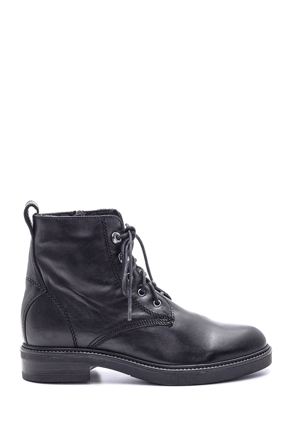 Women's Lace-Up Leather Boots 19WFD226618 | Derimod
