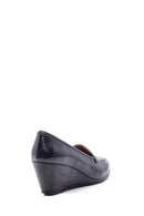 Women's Snakeskin Patterned Wedge Heeled Shoes | Derimod
