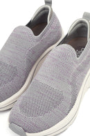 Derimod Zero Women's Grey Thick-Soled Fabric Sneaker | Derimod
