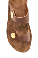 Women's Double Buckle Slippers | Derimod