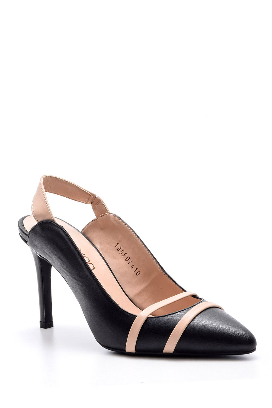 Women's Striped Heeled Shoes