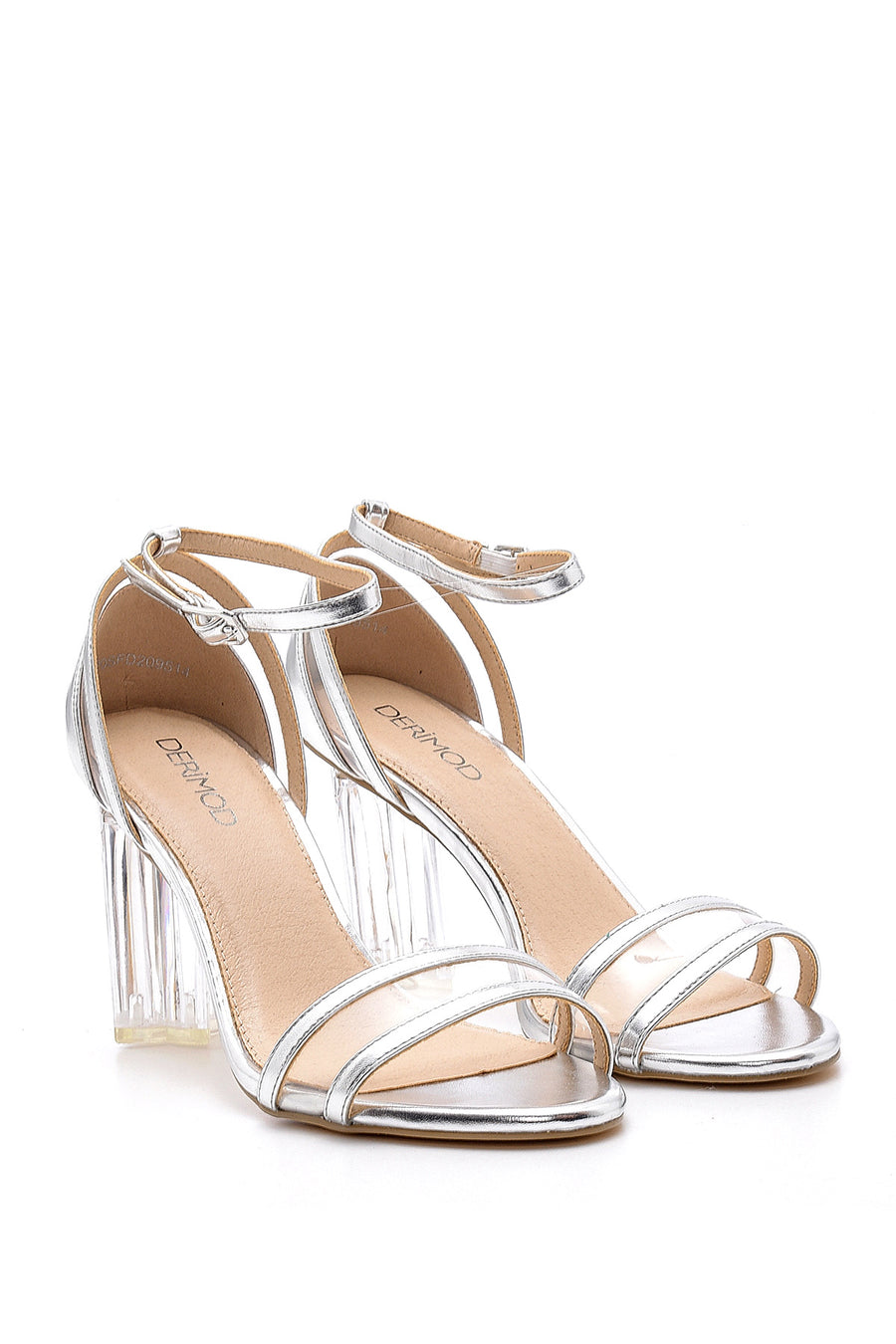 Women's Transparent Heeled Sandals