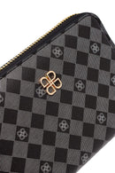 Woman Black Printed Wallet | Derimod