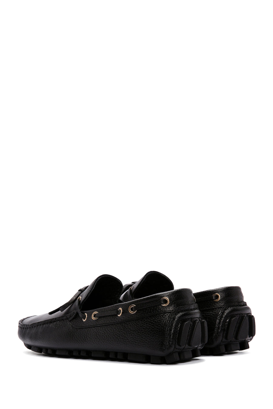 Erkek Siyah Deri Comfort Loafer