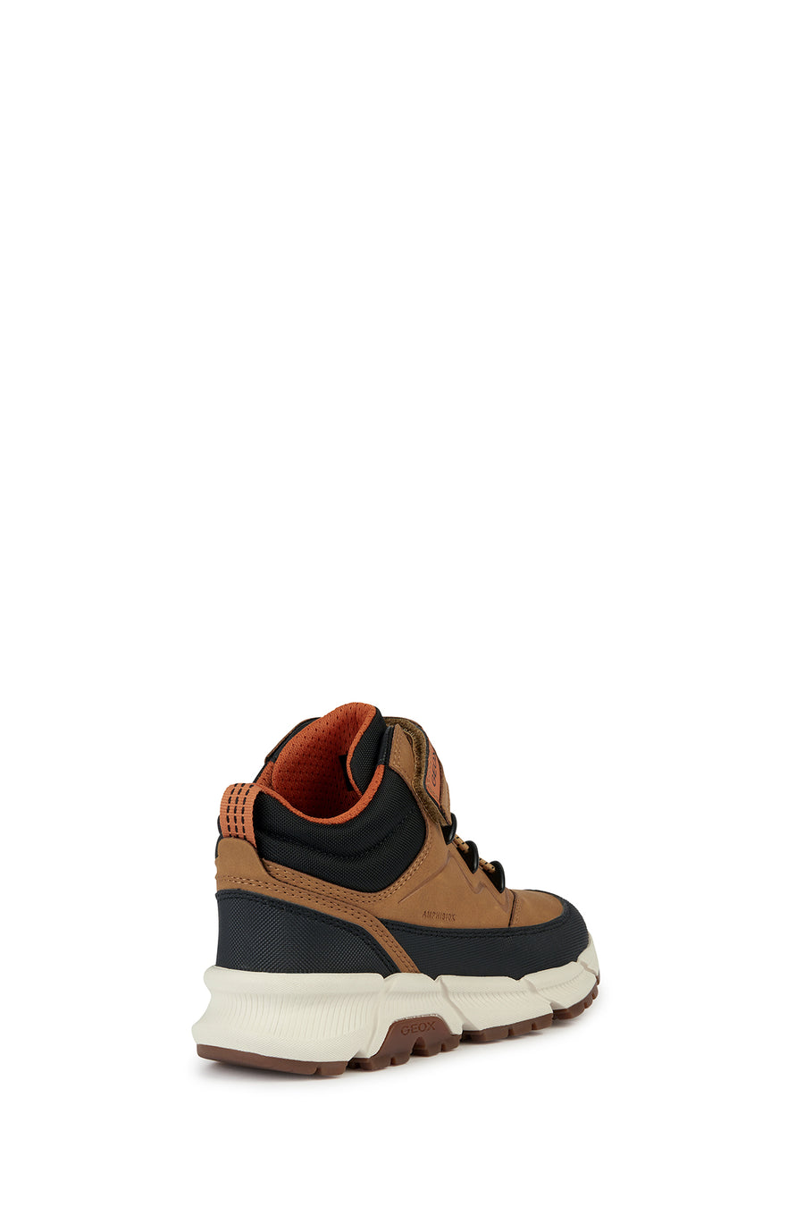 Geox Boy's Brown Flexyper Plus Abx Laced Waterproof Boots