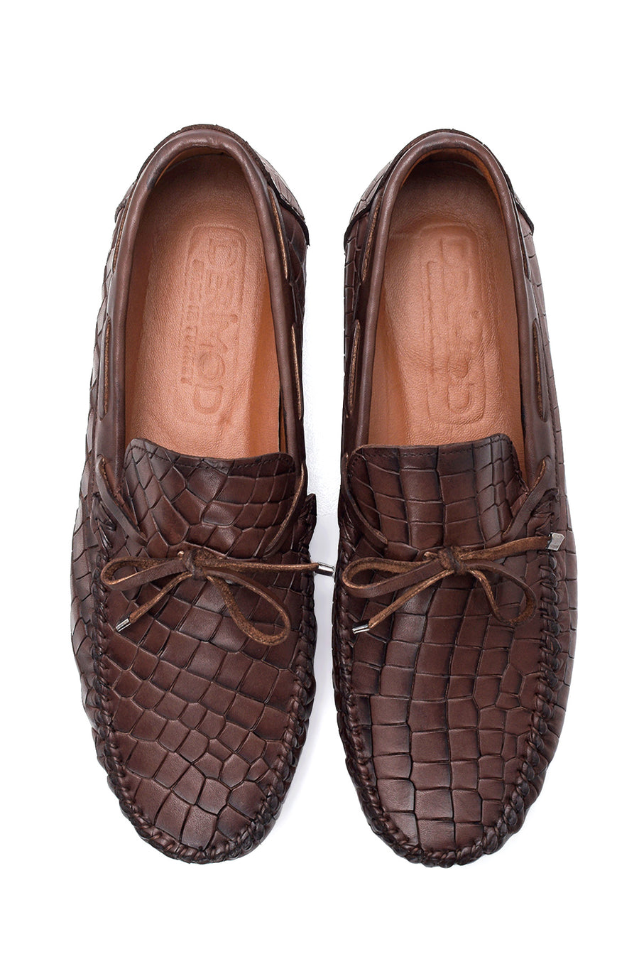 Erkek Deri Kroko Loafer