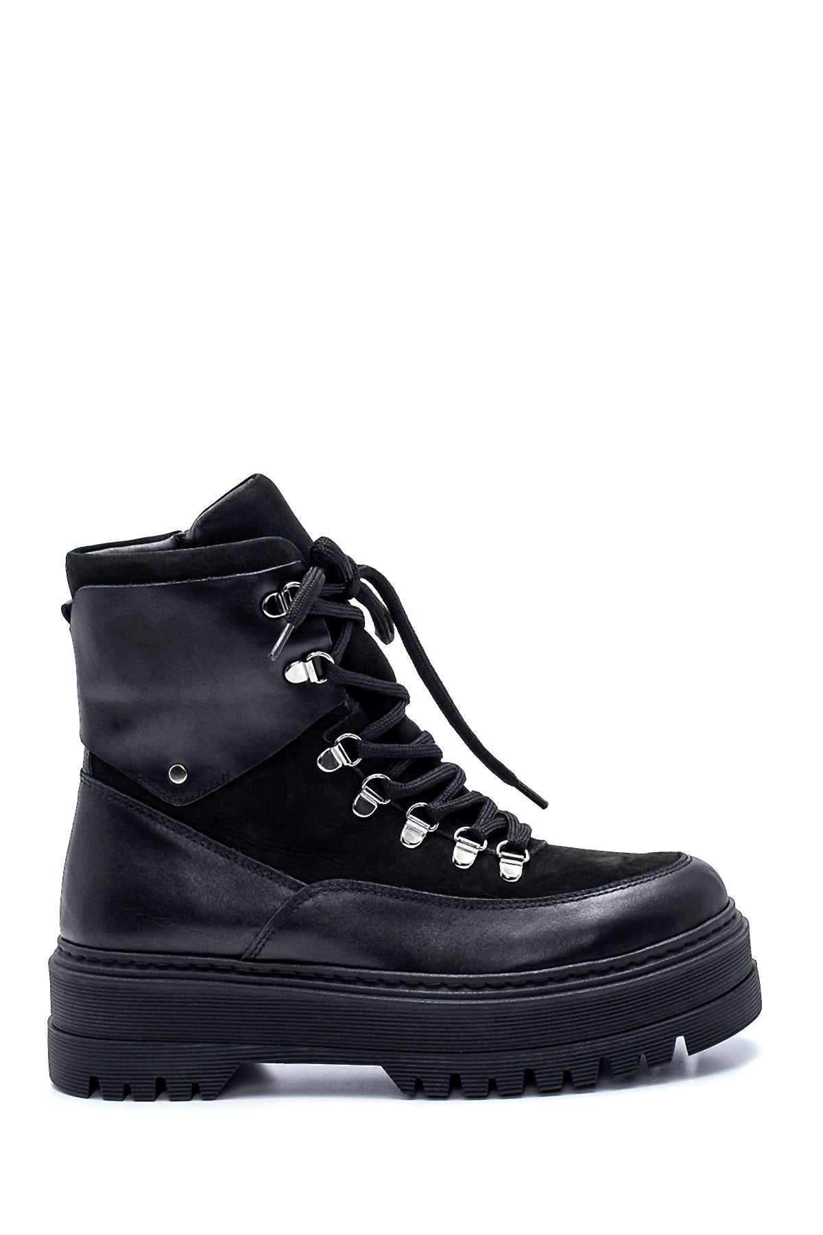 Women's Leather High Sole Boots 21WFD200414 | Derimod
