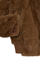 Aspen Woman Brown Teddy Jacket | Derimod