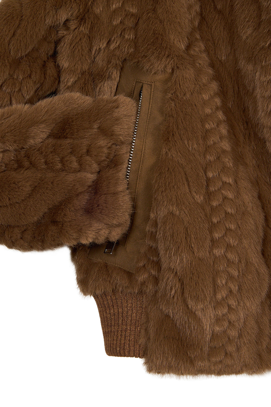 Aspen Woman Brown Teddy Jacket