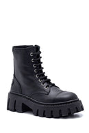 Women's Leather High Sole Boots | Derimod