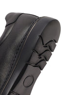 Male Black Lace-Up Leather Sneaker | Derimod
