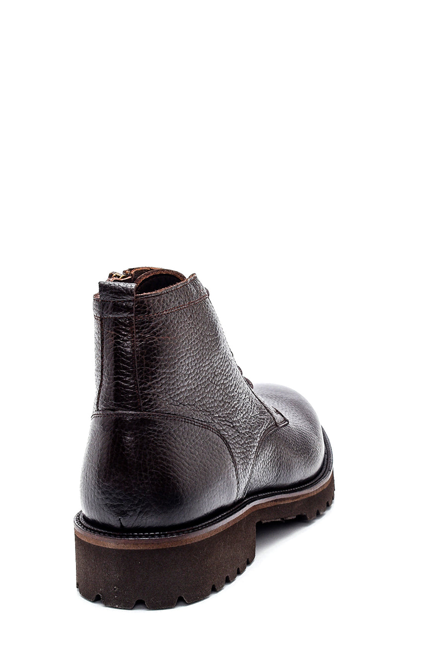 Erkek Deri Fermuarlı Postal Bot