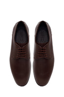 Male Brown Lace-Up Leather Classic Shoes | Derimod