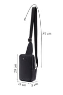 
Men's Black Mini Leather Crossbody Bag
 | Derimod