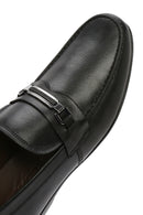 Erkek Siyah Deri Klasik Loafer | Derimod