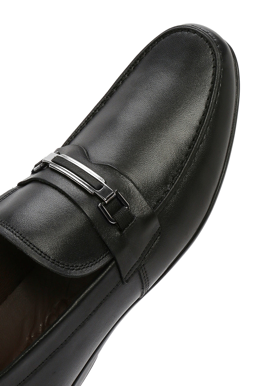 Erkek Siyah Deri Klasik Loafer