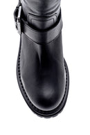 Women's Leather Buckle Detailed Boots | Derimod