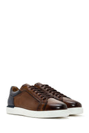 Men's Tan Lace-up Leather Sneaker | Derimod