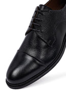 Male Black Lace-Up Leather Casual Shoes | Derimod