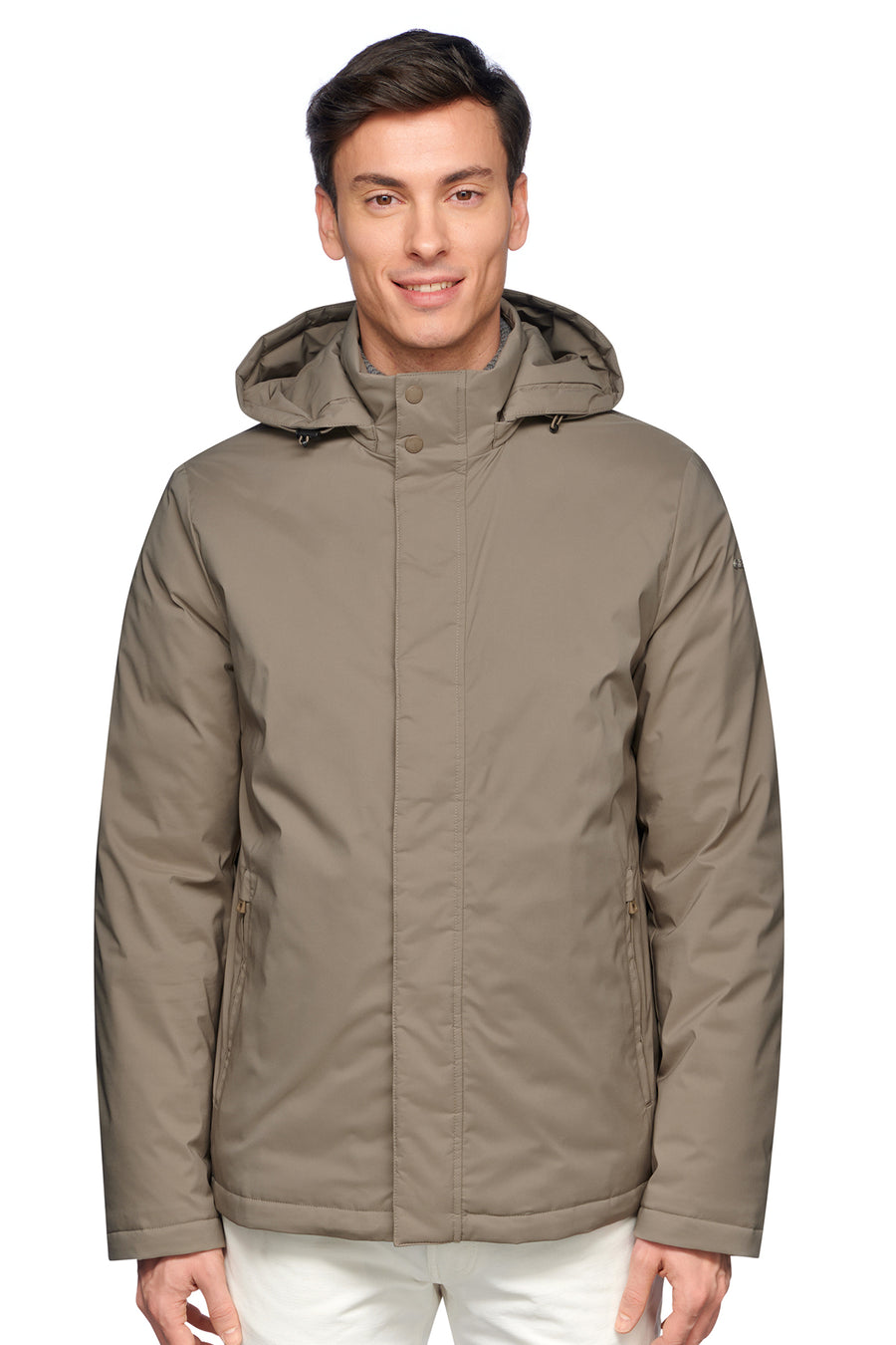 Geox Men's Green Aurelio Hooded Jacket