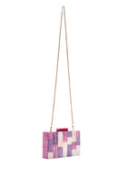 Women's Purple Long Strap Mini Clutch Bag | Derimod