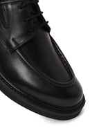 Male Black Lace-Up Leather Casual Shoes | Derimod