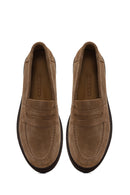Woman Mink Suede Loafer | Derimod