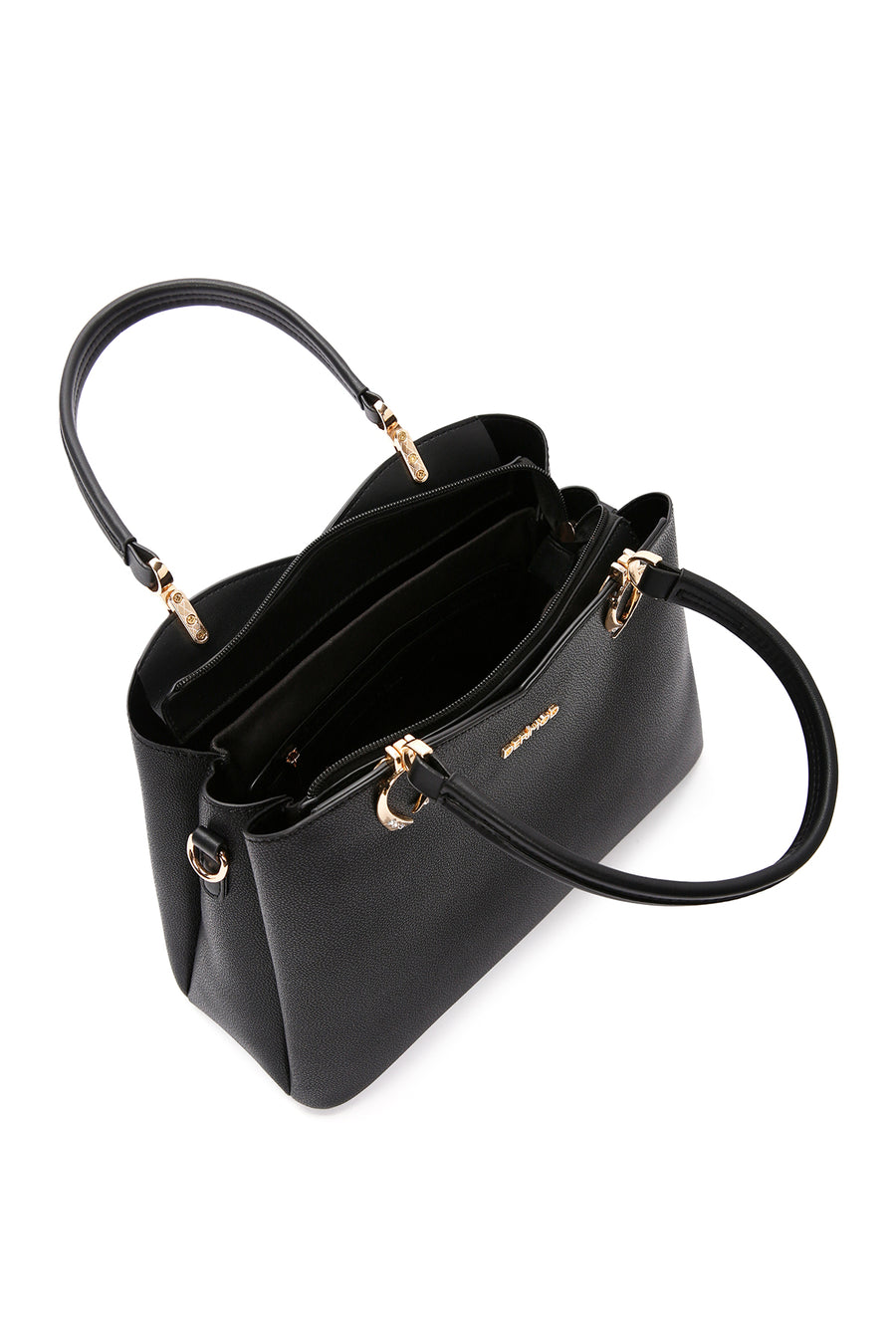 Women's Black Long Strap Shoulder Bag