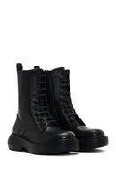 Women's Black Leather Boots | Derimod