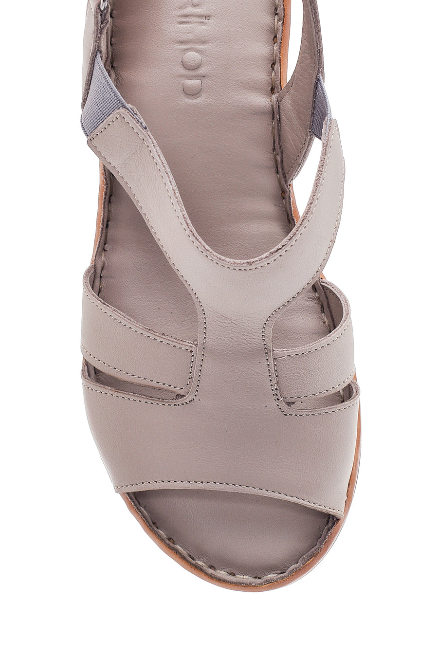 Women's Leather Comfort Wedge Heel Sandals