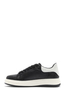 Men's Black Lace-up Leather Sneaker | Derimod