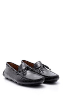 Men's Crocodile Detailed Leather Loafer | Derimod
