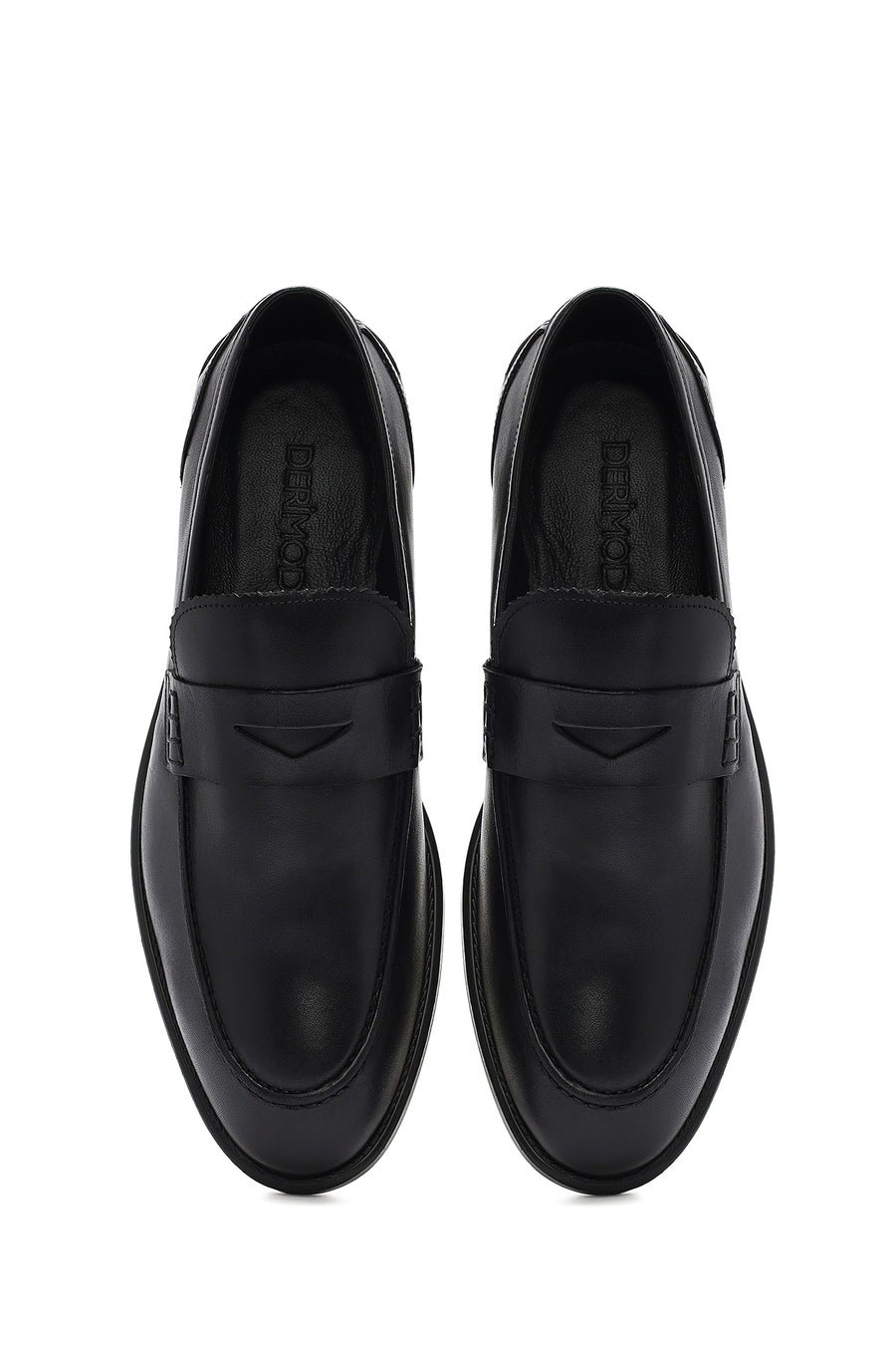
Men's Black Leather Loafer

