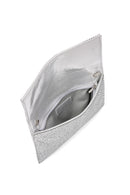 Woman Silver Chain-Strap Embellished Evening Bag | Derimod