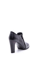 Women's Zipper Heeled Bootie | Derimod