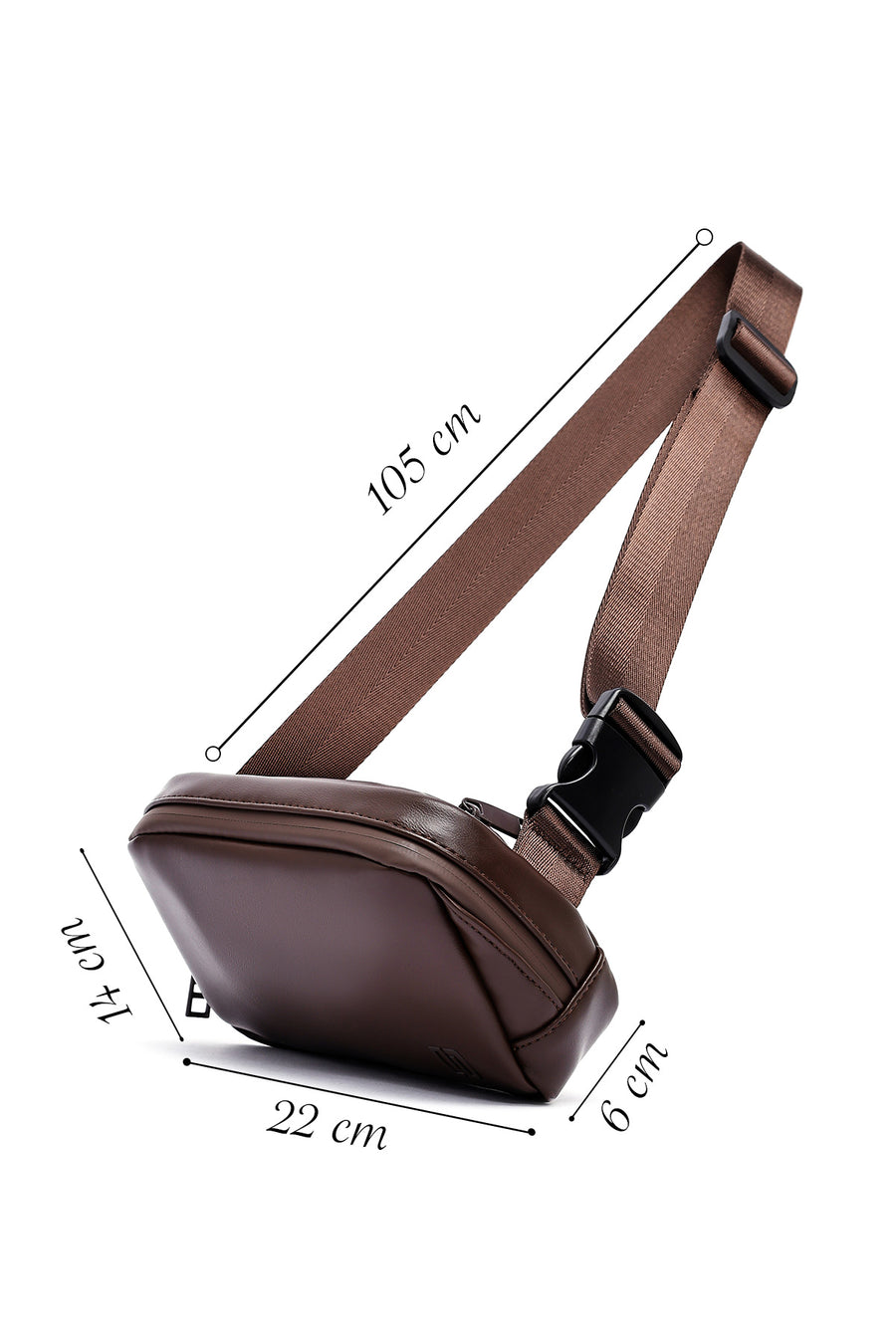 Men's Brown Waist Bag